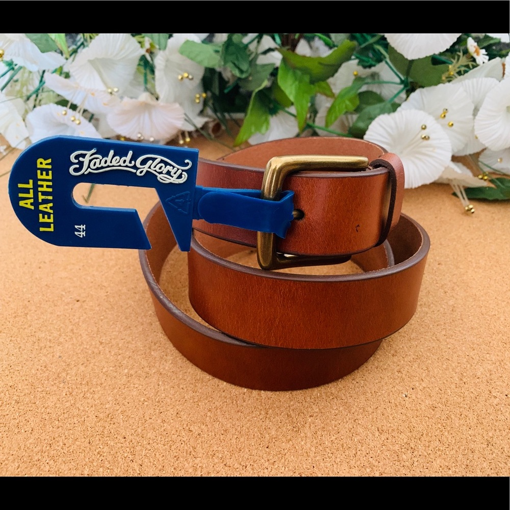 All Leather Brown Belt